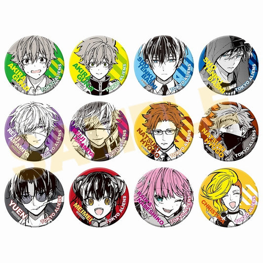 Tokyo Aliens Trading Comic Badges( 1 Random)